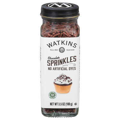 Watkins Sprinkles Chocolate 3.5 oz (Pack of 3)