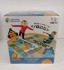 Learning Resources STEM Lets Go Code! Activity Set 50 Pieces Design- Code- Go