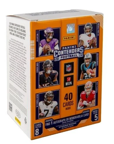 2024 Panini Contenders Football Trading Card Blaster Box Factory Sealed Case