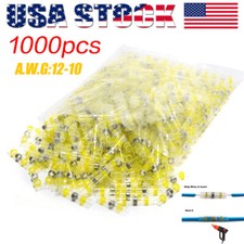 1000pcs Solder Seal Sleeve Heat Shrink Butt Wire Connectors Terminals Waterproof