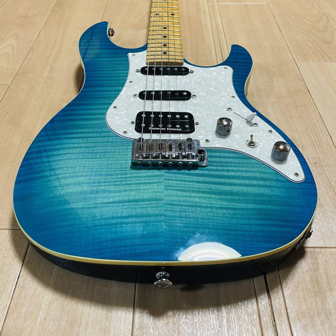 Electric Guitar FGN Fujigen JOS-FM-M J-Standard Blue Burst Electric Guitar FGN Fujigen JOS-FM-M J-Standard Blue Burst