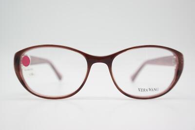 Brille VERA WANG V071 Braun Violett Oval Brillengestell eyeglasses Neu