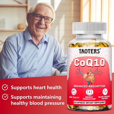 Coq10 Coenzyme 400mg Immune Function Heart Health Support Increase Energy 