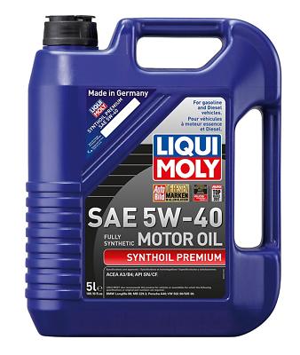 5 LITER SYNTHOIL PREMIUM 5W40 Synthetic Gas Diesel Engine Motor Oil for Mercedes