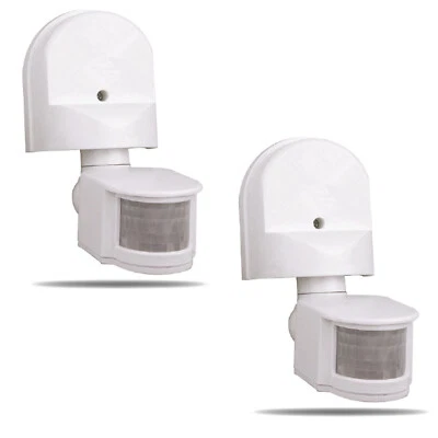 HOROZ ELECTRIC Rilevatore di movimento esterno IP44 sensore orientabile da incasso bianco LED adatto 180°