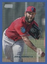 JAKE ARRIETA 2018 Topps Stadium Club 38 PRINTER ERROR Phillies
