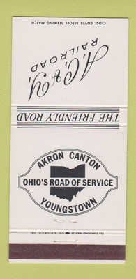 Matchbook Cover - Akron Canton Youngstown Railroad AC&Y 30 Strike