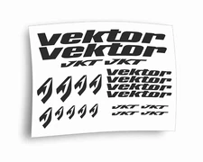 Vektor vkt Bicycle Stickers Kit