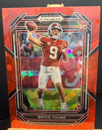 Bryce Young 2023 Panini Prizm Draft Picks - Red Ice Prizm #101 (RC)