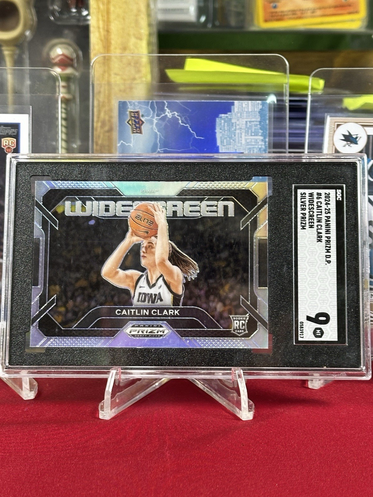 2024 Panini Prizm Draft Picks - Widescreen Caitlin Clark #6 Silver Prizm (RC) 9*