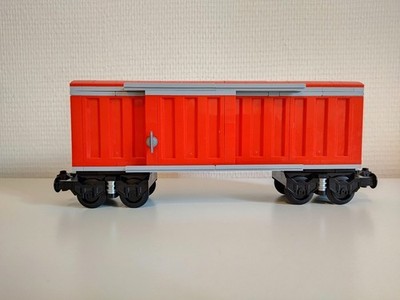 LEGO City Zug MOC / Custom: Boxcar mit Schiebetüren + PDF Anleitung