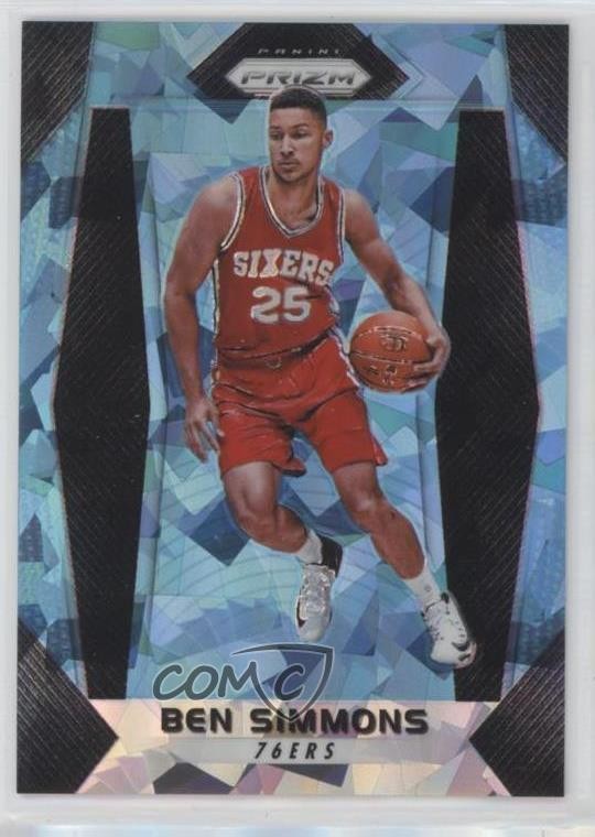 2017-18 Panini Prizm Blue Ice Prizm /99 Ben Simmons #9