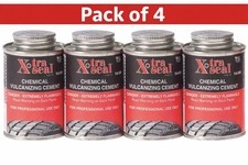 Xtra Seal 14-008 Chemical Vulcanizing Cement (8 Oz.) - 4 Pack