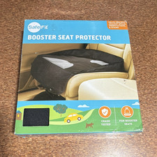 SafeFit Booster Seat Protector Crash Tested Forward Facing Black Gray