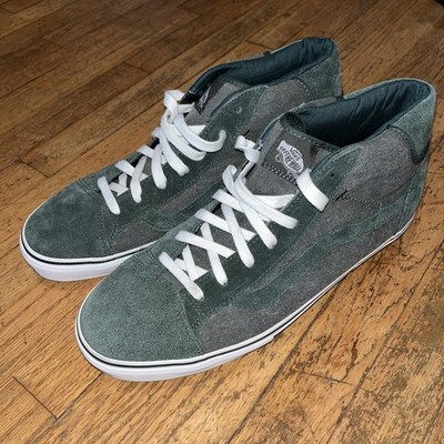 Vans Tony Alva Mid Skool Pro Sz 12 Deep Forest White Alva No Box RARE EUC
