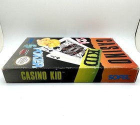 Casino Kid (Nintendo NES 1989) Authentic Tested Game + Original Box + Slipcover