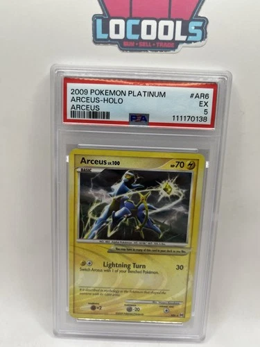 2009 Pokémon Platinum Arceus #AR6 Holo PSA 5 Holo Excellent