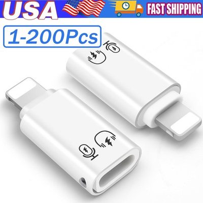 #ad 5.8 USB Type C Female to iOS Male Adapter For iPhone 14 13 12 11 XR XS SE 3 Lot $205.40