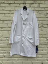 NWD Landau Unisex White Relaxed Full Length Lab Coat Large