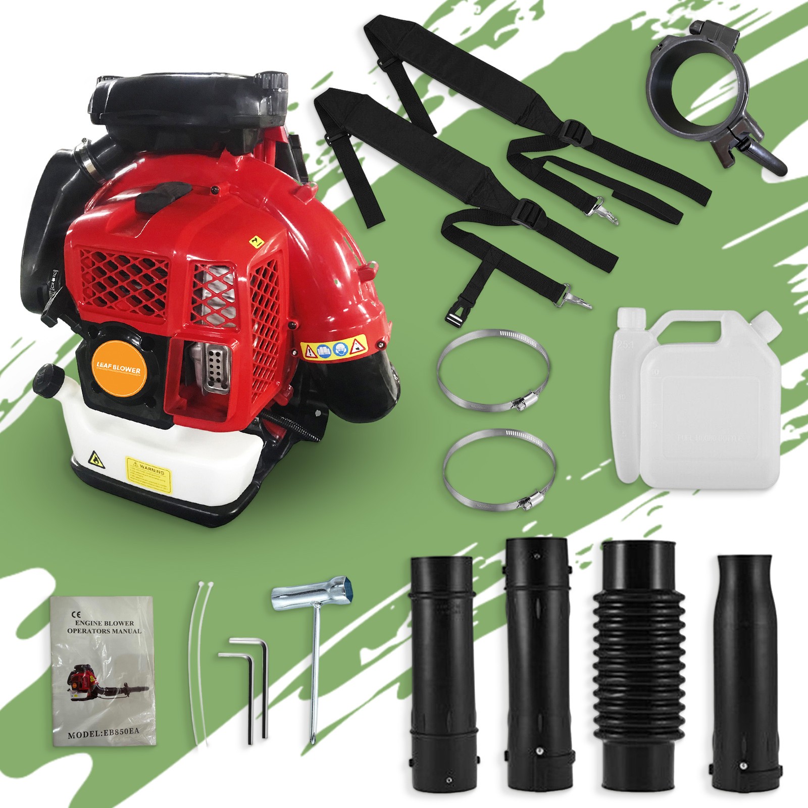 Gas Powered Snow Blower 900cfm 80cc 2.3l 2-stroke Engine