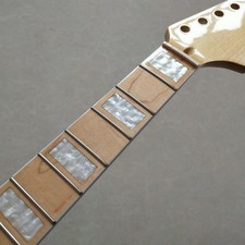 DIY 24inch Big head Electric Guitar Neck 22 Fret Maple fretboard Block inlay