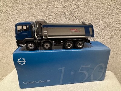 Conrad MAN Kipper LKW passt zu Liebherr Bagger NZG WSI modelle 1:50