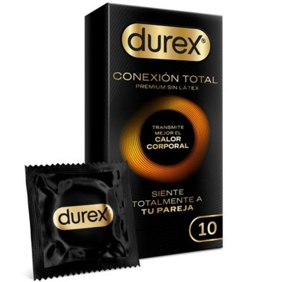 Durex Conexión Total - Ultra Thin Condoms Without Latex 10 Pcs