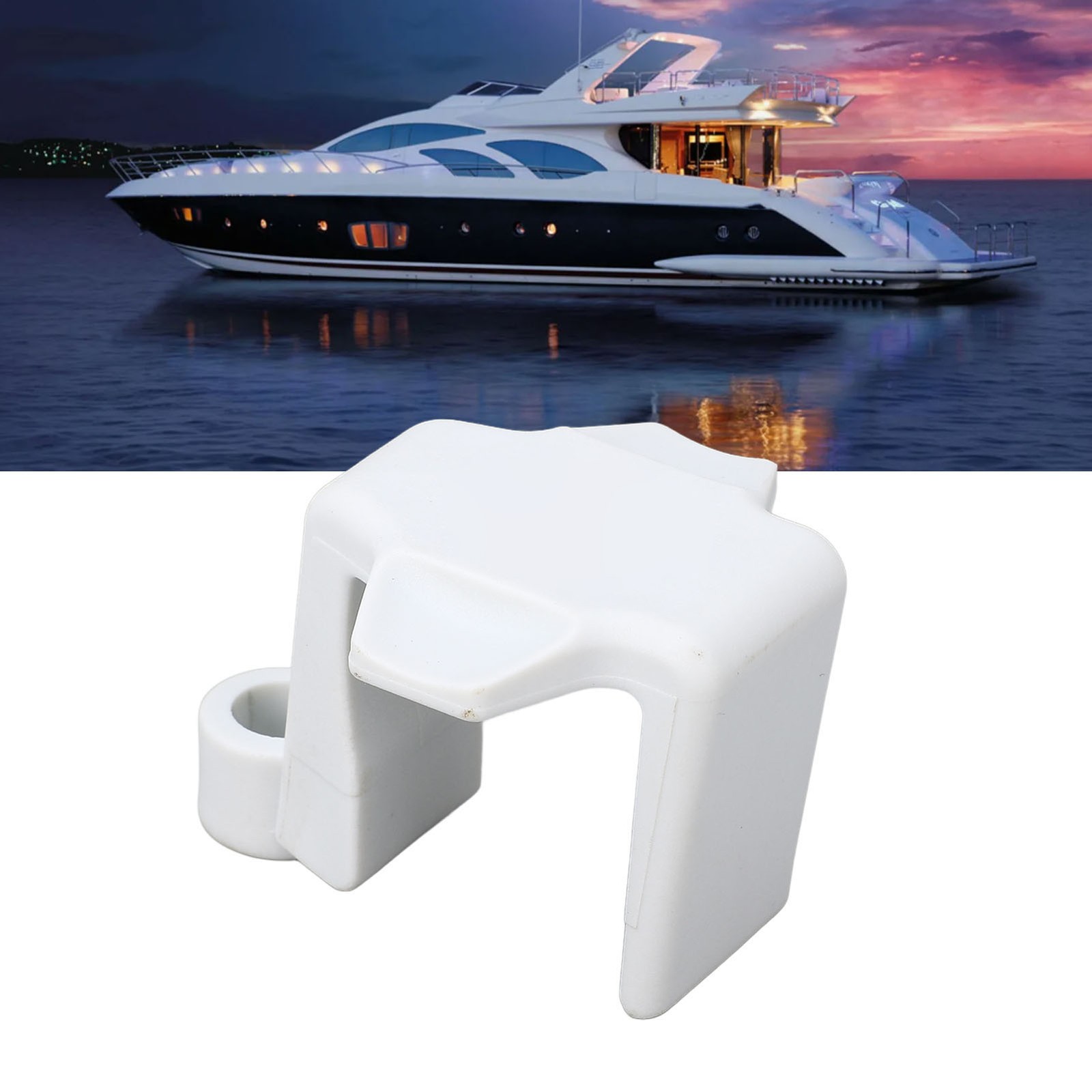 4pcs Boat Bumper Clips Nylon Pontoon Boat Bumper Hangers Cleats For 1 To 1.25