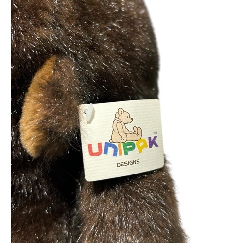 Unipak Fatso Monkey 9” Round Brown Gorilla Ape Plush Stuffed Animal - Picture 3 of 8