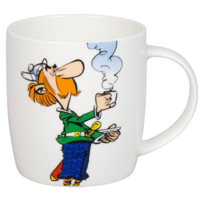Tasse Becher Könitz Porzellan Asterix und Obelix (Teestunde)