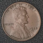 1928-D Lincoln Wheat Cent - About Uncirculated