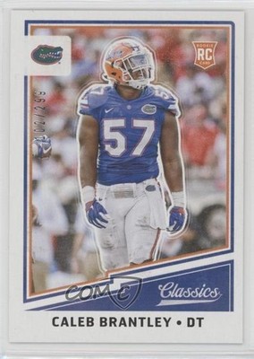 2017 Panini Classics Rookies Red Back 102/299 Caleb Brantley #209 Rookie RC v2a