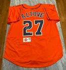 Jose Altuve #27 Autographed Houston Astros MLB Baseball Jersey New COA