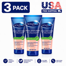 Noxzema Daily Deep Pore Oil-Free Cleanser 6oz Facial Cleanser Acne Wash