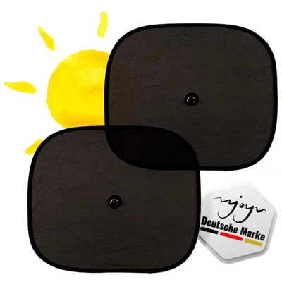 NJOYN 2er Set UV-Sonnenschutz fürs Auto, Schutz für Kinder und Babys vor Sonne, PKW