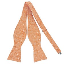 Mens Self Bow Tie Polka Dots Woven Silk Formal Tuxedo Wedding Neckwear