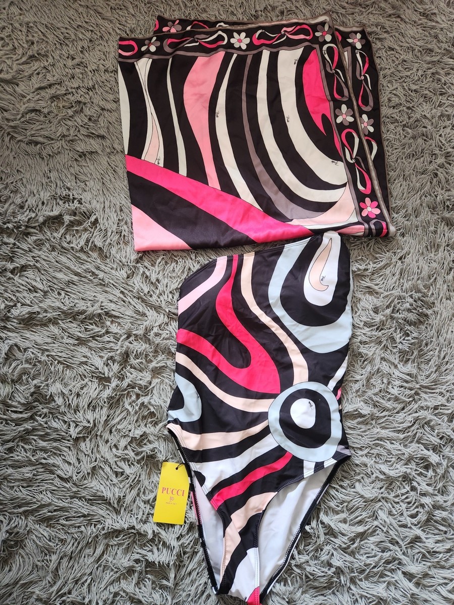Emilio Pucci One-piece Swimwear with Scarf Women's Size M | eBay