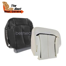 For 1999-2002 Chevy Silverado Driver Bottom Seat Cover Dark Gray + Cushion Pad