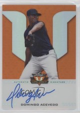 2017 Leaf Valiant Draft Orange 1/25 Domingo Acevedo #BA-DA1 Auto 18xy