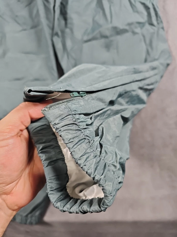 Pantalones deportivos Nike vintage para hombre grandes años 90 etiqueta blanca Y2K pista jogger nailon Foto 3 de 4