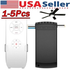 Universal Wireless Remote Control and Receiver Kits for Ceiling Fan Lamp Home