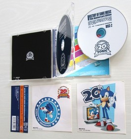 History of Sonic Music 20th Anniversary Edition CDs SEGA CD WWCE31259 2011