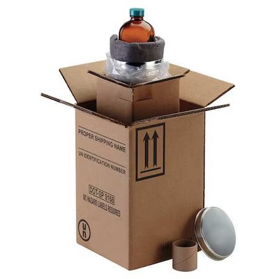 Berlin Hms-6642M Hazmat Shipping Kit, 32 Oz. Bottle, Pk4