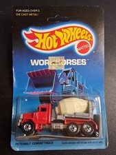 Mattel HotWheels Workhorses 1986 #1169 Peterbilt Cement Truck | 120
