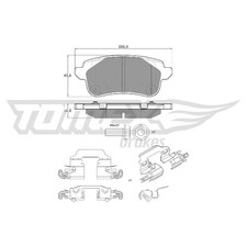 Satz Bremsbeläge Bremsklötze hinten für Mitsubishi ASX VSX | 24372781