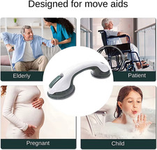 Shower Safety Helping Anti Slip Support Bathroom Grab Bar Handle Suction Cup