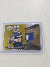 2014 Totally Certified Gold Tony Romo Certified Fabrics #23/25 2 Color Patch 