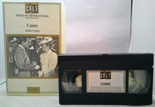 Cuore 1947 VHS Duilio Coletti Vittorio De Sica Maria Mercader Italian Drama Cult