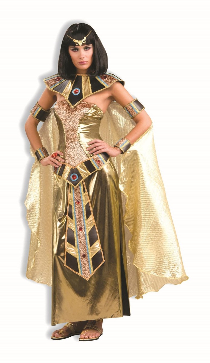 Forum Women's Deluxe Egyptian Goddess Cleopatra Adult Gold Costume | eBay