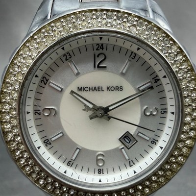 Michael Kors Silver Tone Crystal Flower Dial Women’s Watch MK6483 Michael Kors Women main image 4